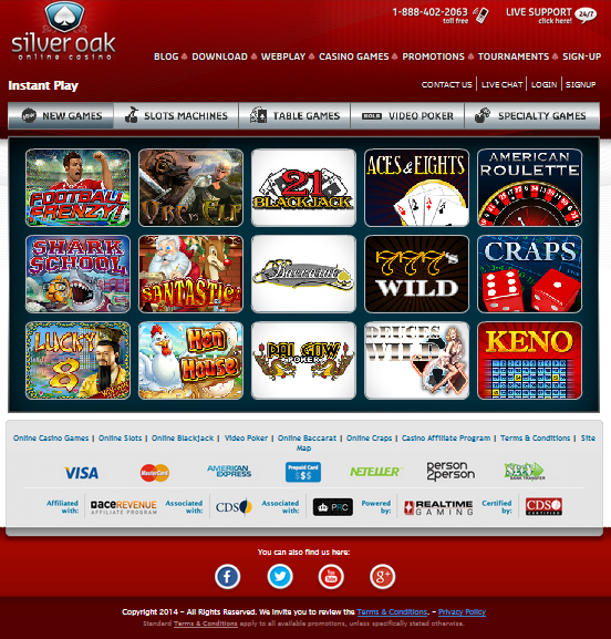 Silveroaks-Casino-Bonus-Code